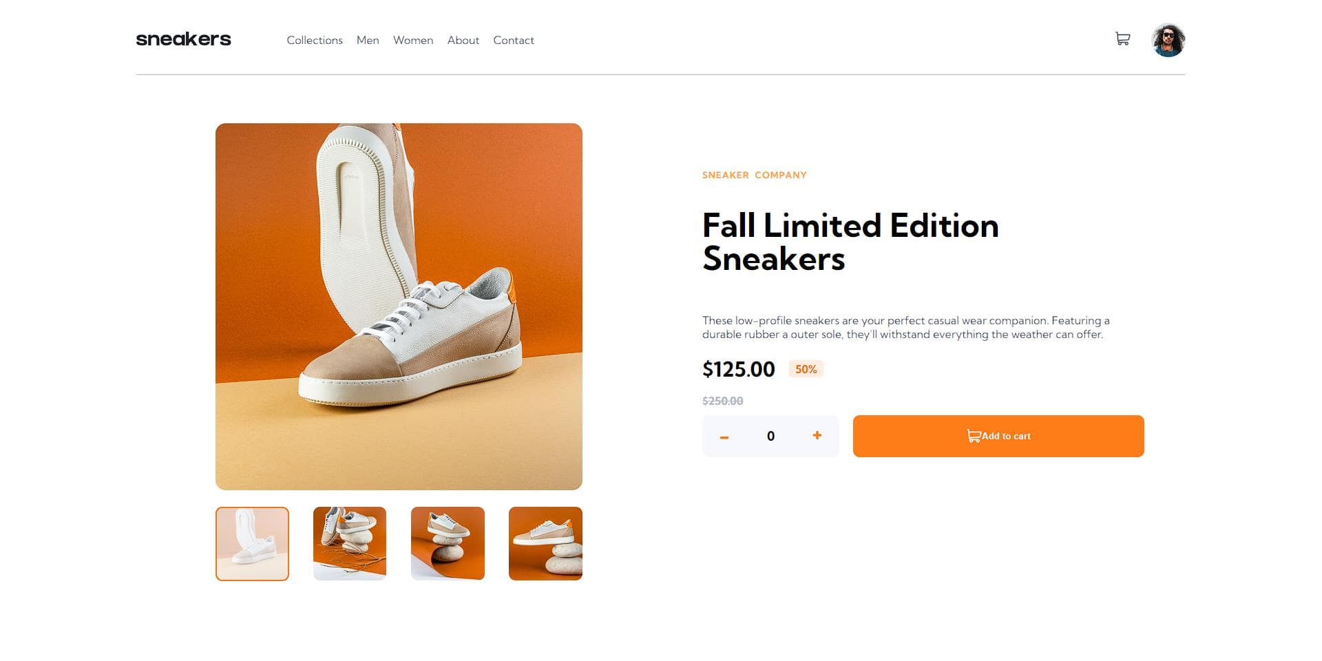 E-commerce Product Page